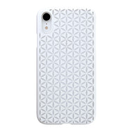 iPhone XR Air Jacket Kiriko 江戶切子-麻葉紋(白)