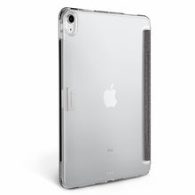 iPad Air 2022/2020 10.9吋 相機快取多角度折疊布紋皮套