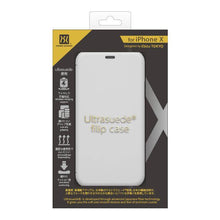 iPhone X Ultrasuede Filip Case麂皮絨翻蓋皮套(深藍) - POWER SUPPORT台灣官方網站
