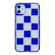 iPhone 11 Air Jacket Kiriko 江戶切子-市松(藍)