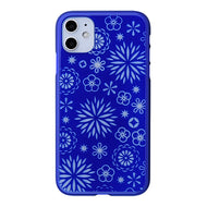 iPhone 11 Air Jacket Kiriko 江戶切子-花(藍)
