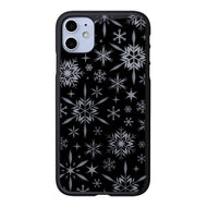 iPhone 11 Air Jacket Kiriko 江戶切子-雪片(黑)