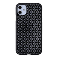 iPhone 11 Air Jacket Kiriko 江戶切子-麻葉紋(黑)