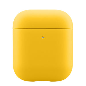 矽膠雙蓋收納盒 (適用於 AirPods) 黃色