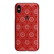 iPhone X Air Jacket Kiriko 江戶切子-萬花筒(紅) - POWER SUPPORT台灣官方網站