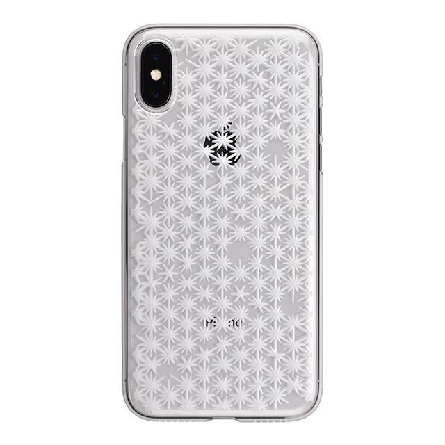 iPhone X Air Jacket Kiriko 江戶切子-麻葉開(透明) - POWER SUPPORT台灣官方網站