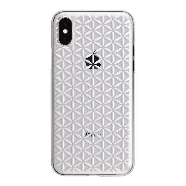 iPhone X Air Jacket Kiriko 江戶切子-麻葉紋(透明) - POWER SUPPORT台灣官方網站