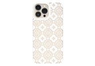 iPhone 13 Pro Air Jacket Kiriko 江戶切子-花十字紋(白)