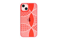 iPhone 13 Air Jacket Kiriko 江戶切子-千代柄 七寶(紅)