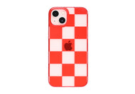 iPhone 13 Air Jacket Kiriko 江戶切子-市松(紅)