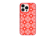 iPhone 13 Pro Air Jacket Kiriko 江戶切子-花十字紋(紅)