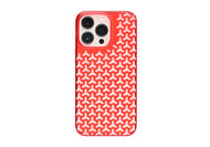 iPhone 13 Pro Air Jacket Kiriko 江戶切子-毘沙門亀甲(紅)