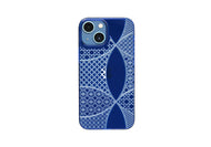 iPhone 13 mini Air Jacket Kiriko 江戶切子-千代柄 七寶(藍)
