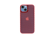 iPhone 13 mini Air Jacket Kiriko 江戶切子-米粒(紅)