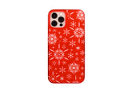 iPhone 12 / 12 Pro Air Jacket Kiriko 江戶切子-雪片(紅)