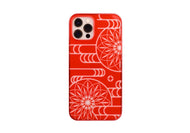 iPhone 12 / 12 Pro Air Jacket Kiriko 江戶切子-霞之鞠(紅)