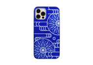 iPhone 12 / 12 Pro Air Jacket Kiriko 江戶切子-霞之鞠(藍)