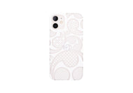 iPhone12 mini Air Jacket Kiriko 江戶切子-巴紋(白)
