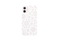 iPhone12 mini Air Jacket Kiriko 江戶切子-雪片(白)