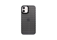 iPhone12 mini Air Jacket Kiriko 江戶切子-米粒(黑)
