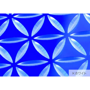 iPhone XR Air Jacket Kiriko 江戶切子-麻葉紋(藍)