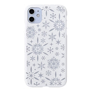 iPhone 11 Air Jacket Kiriko 江戶切子-雪片(白)