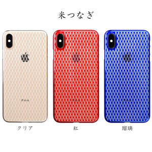iPhone Xs Max Air Jacket Kiriko 江戶切子-米粒(紅)