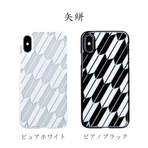 iPhone Xs Air Jacket Kiriko 江戶切子-矢絣(紅)